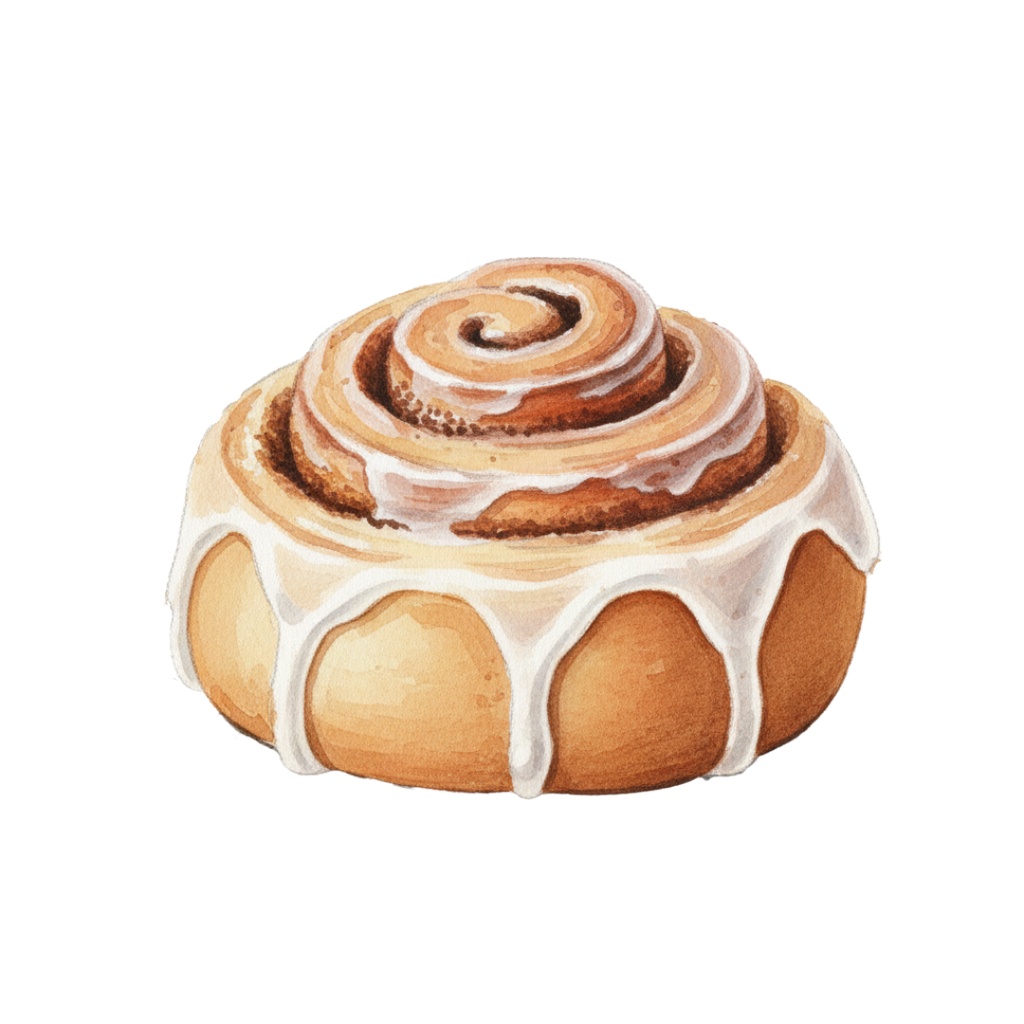 【15点セット】焼きたてベーカリー&カフェ 水彩画風クリップアート(背景透過PNG)