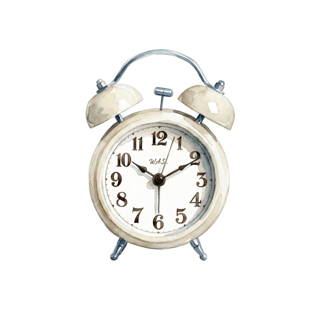 【16点セット】ライフスタイルアイテム水彩画風クリップアート(背景透過PNG)