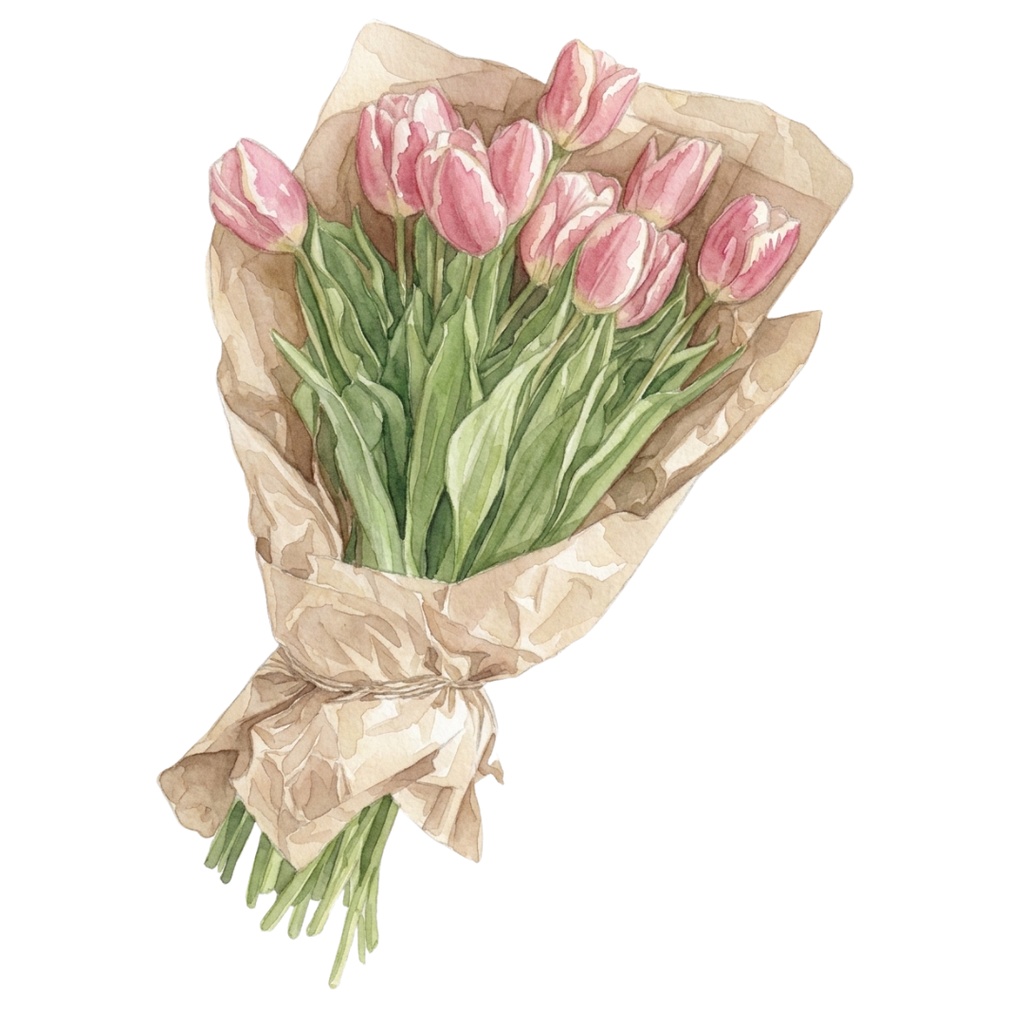 【16点セット】ライフスタイルアイテム水彩画風クリップアート(背景透過PNG)