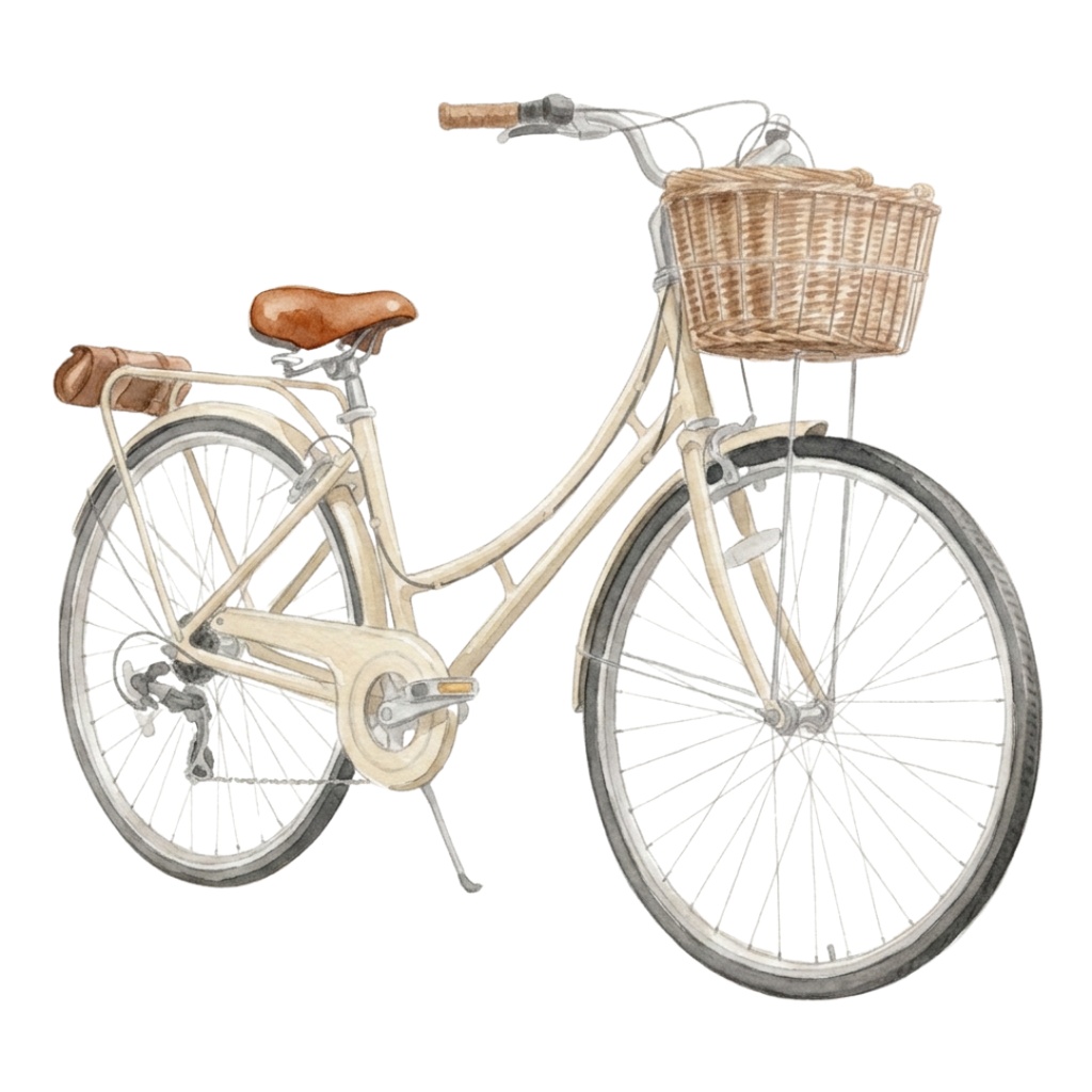 【16点セット】水彩画風|カフェ・ライフスタイル・雑貨セット(背景透過PNG)