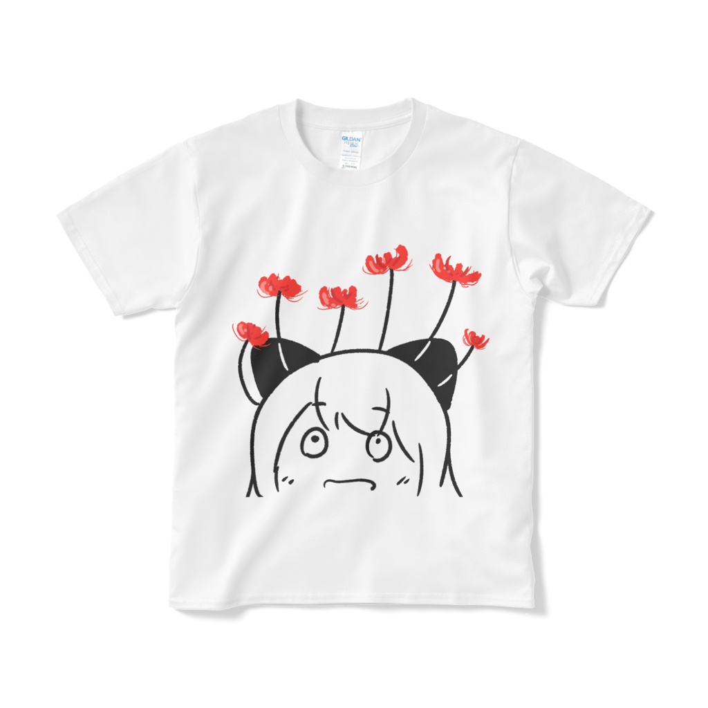 頭の中お花畑Tシャツ - もふまるショップ - BOOTH