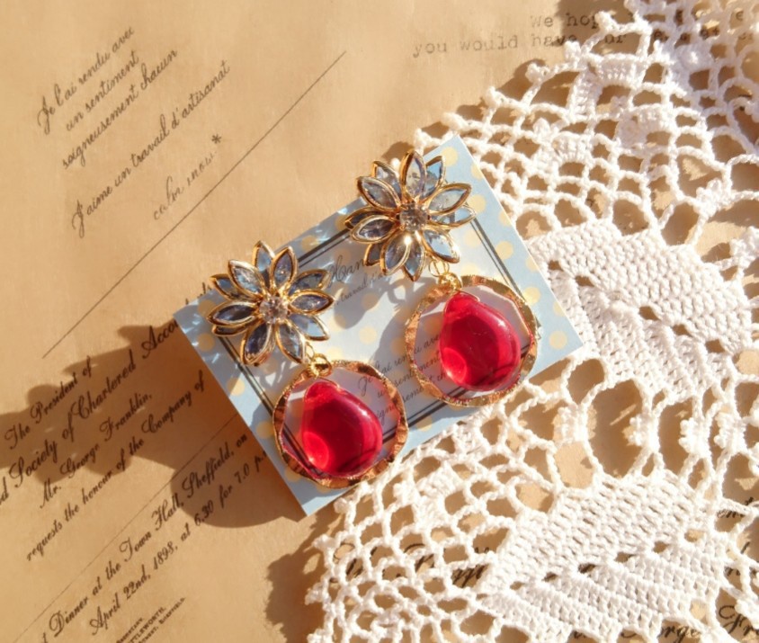 ドラクエ11 『カミュベロ』＊イメージカラーピアス(イヤリング) ＊