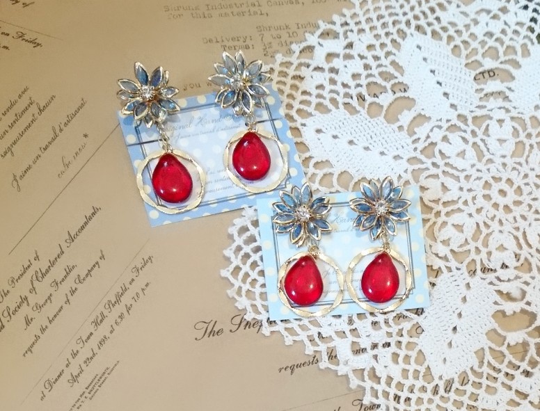 ドラクエ11 『カミュベロ』*イメージカラーピアス(イヤリング) *