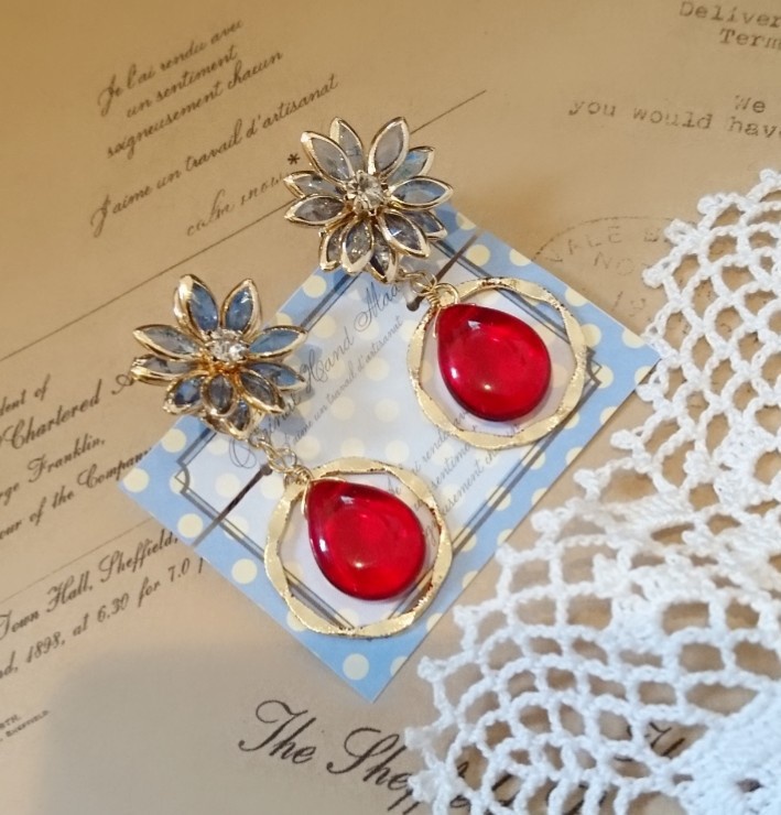 ドラクエ11 『カミュベロ』*イメージカラーピアス(イヤリング) *