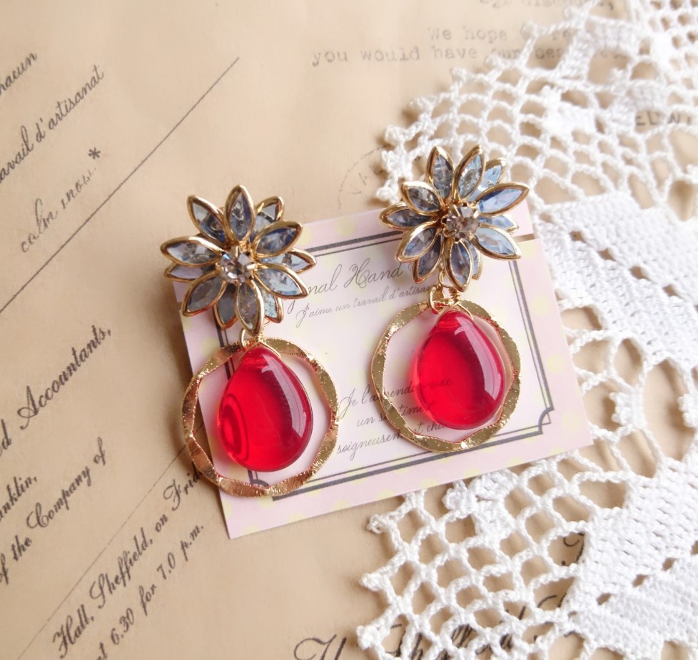 ドラクエ11 『カミュベロ』*イメージカラーピアス(イヤリング) *