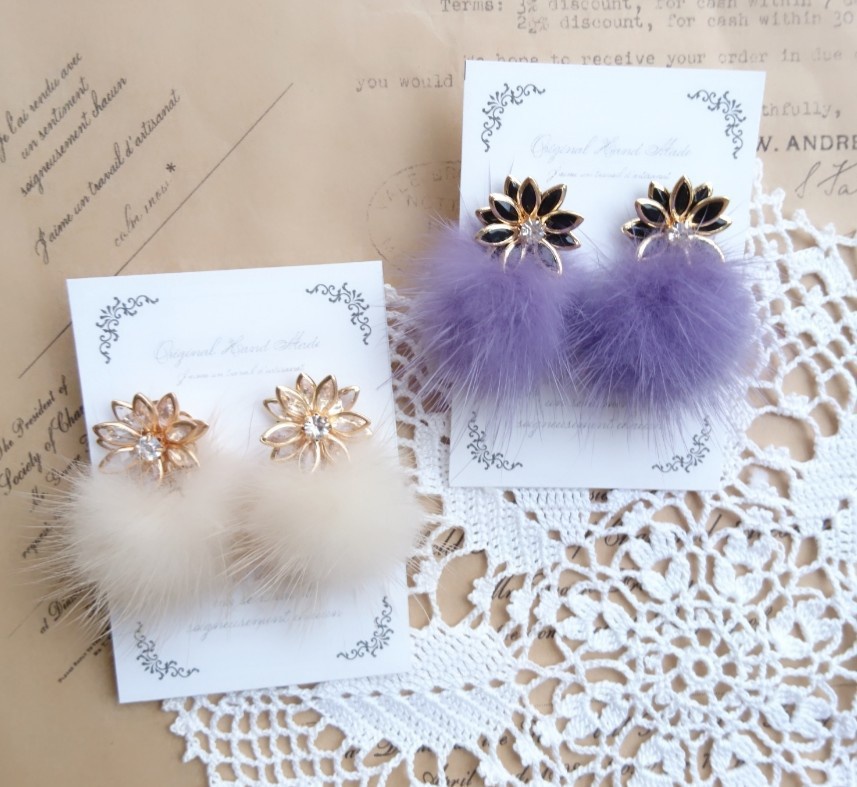 ドラクエ11 ホメロス、グレイグカラー ファーピアス