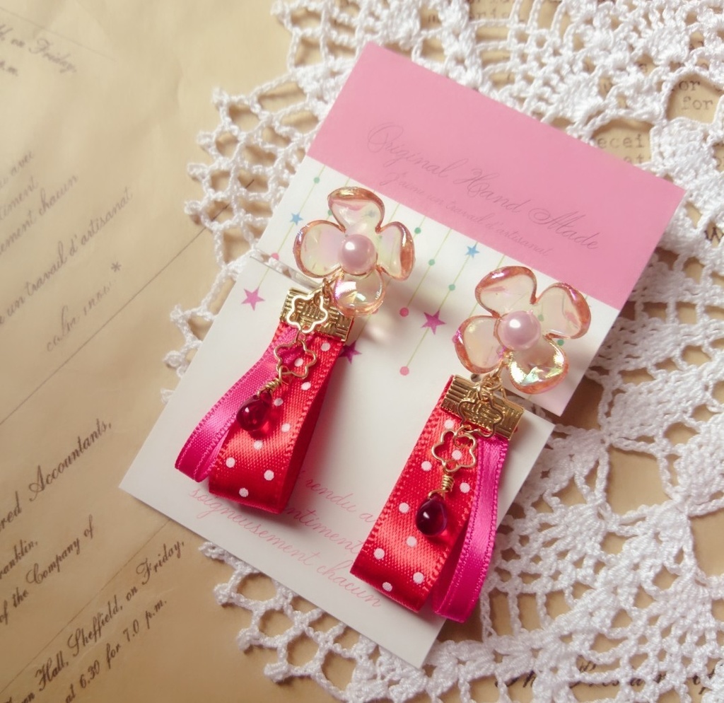 ゾンビランドサガ*フランシュシュ*イメージカラーイヤリング(ピアス)*