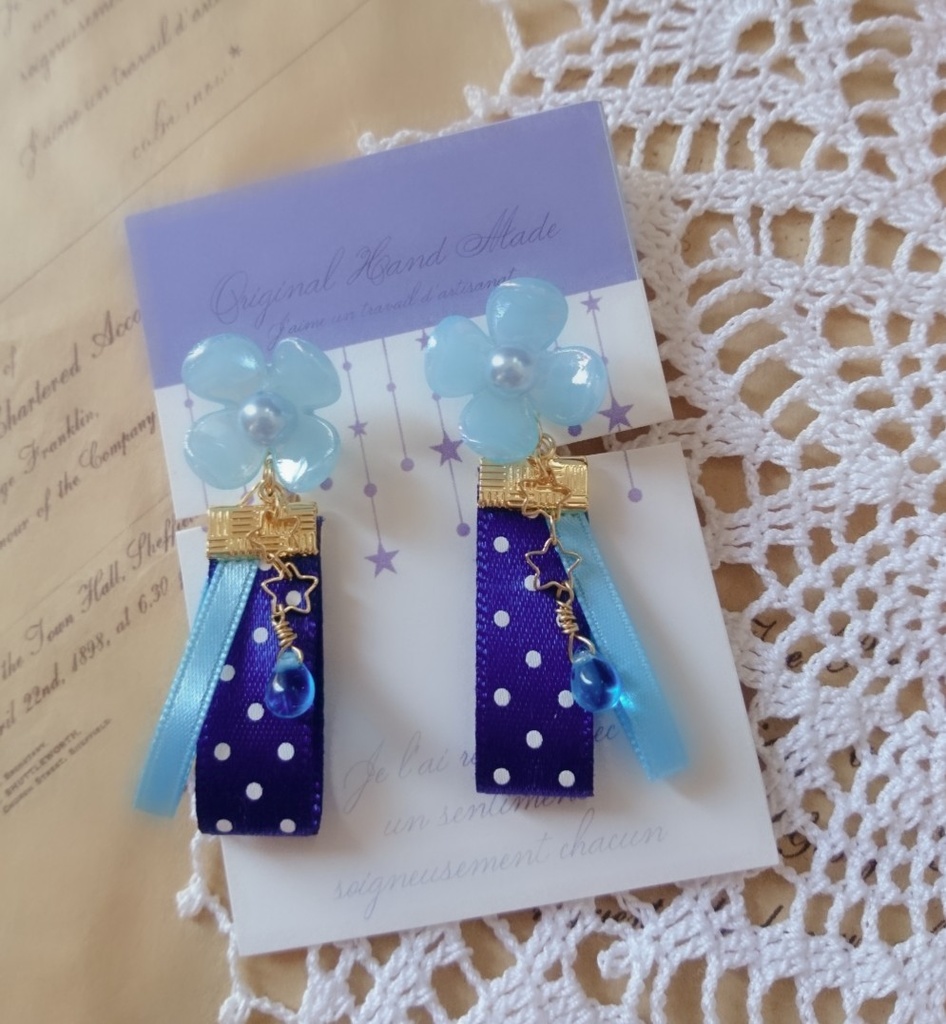 ゾンビランドサガ*フランシュシュ*イメージカラーイヤリング(ピアス)*