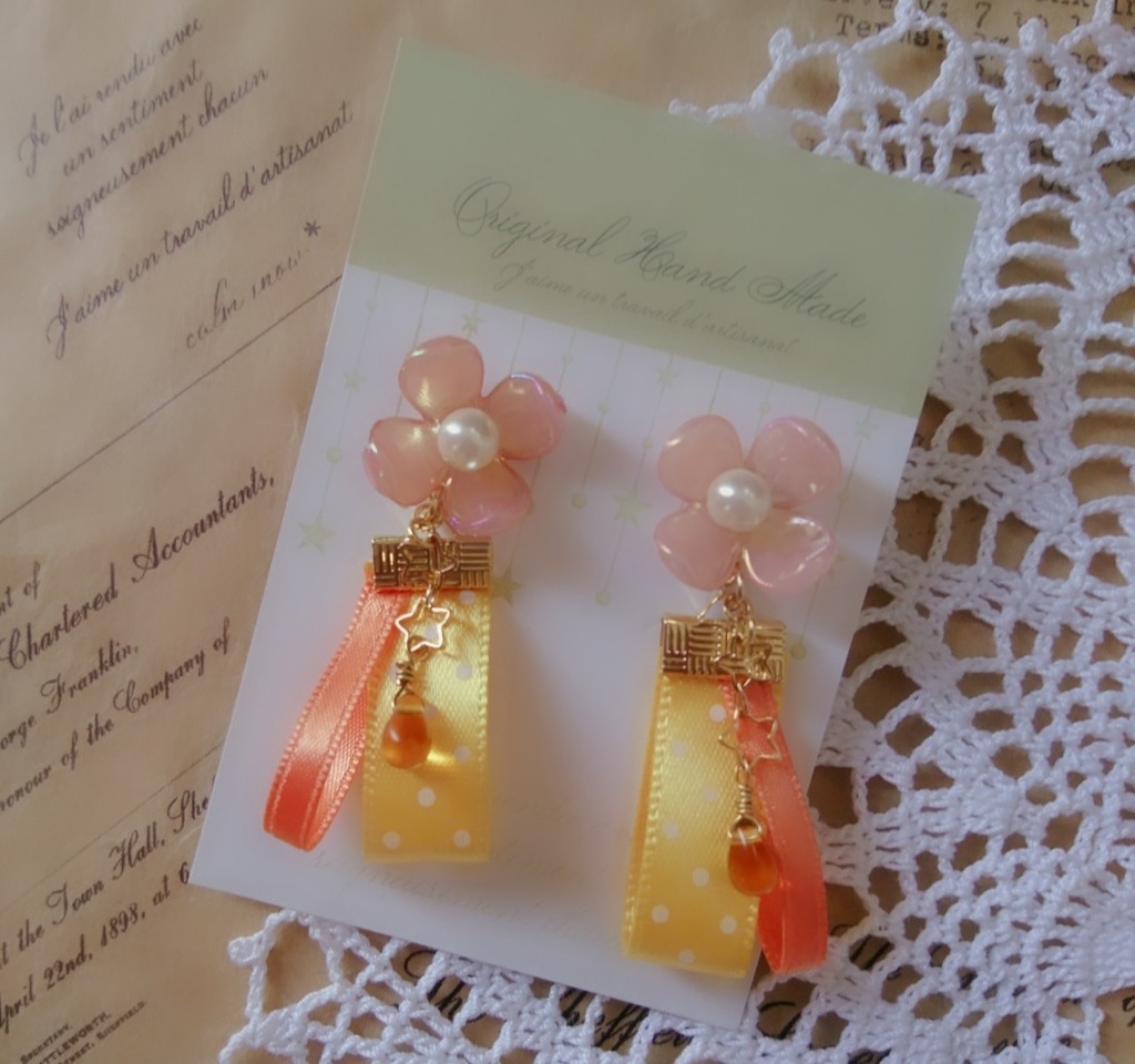 ゾンビランドサガ*フランシュシュ*イメージカラーイヤリング(ピアス)*