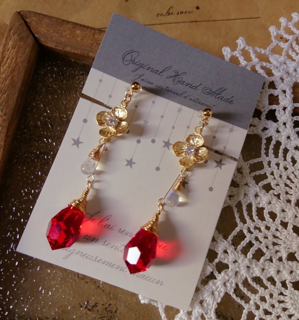 FE風花雪月 『エーデルガルト』*誕生石イヤリング*