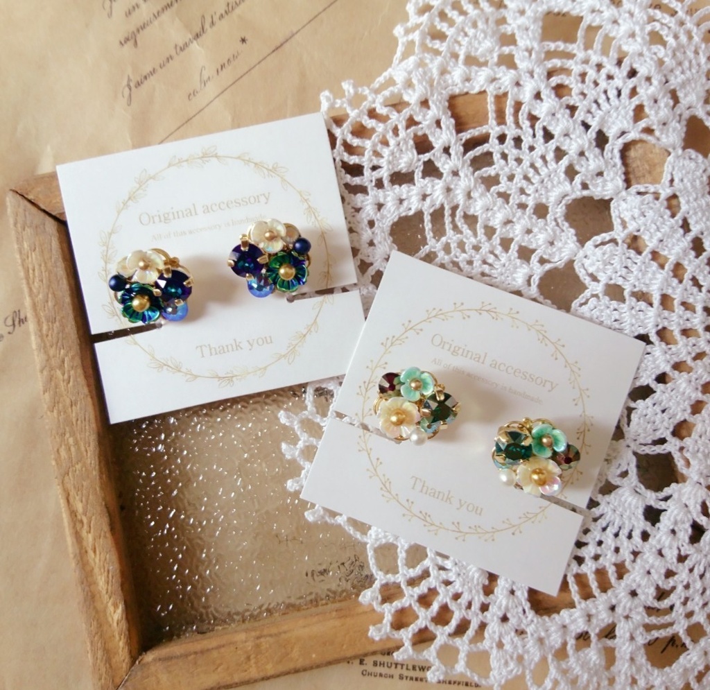 遙か7『黒田長政』*イメージスワロイヤリング*