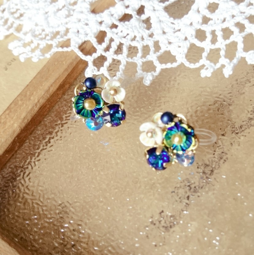 遙か7『黒田長政』*イメージスワロイヤリング*