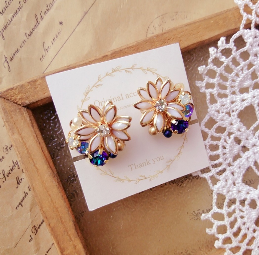 遙か7『黒田長政』＊イメージビジューイヤリング＊