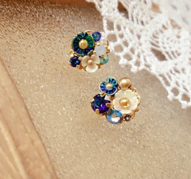 遙か7『黒田長政』＊イメージアシンメトリーピアス＊