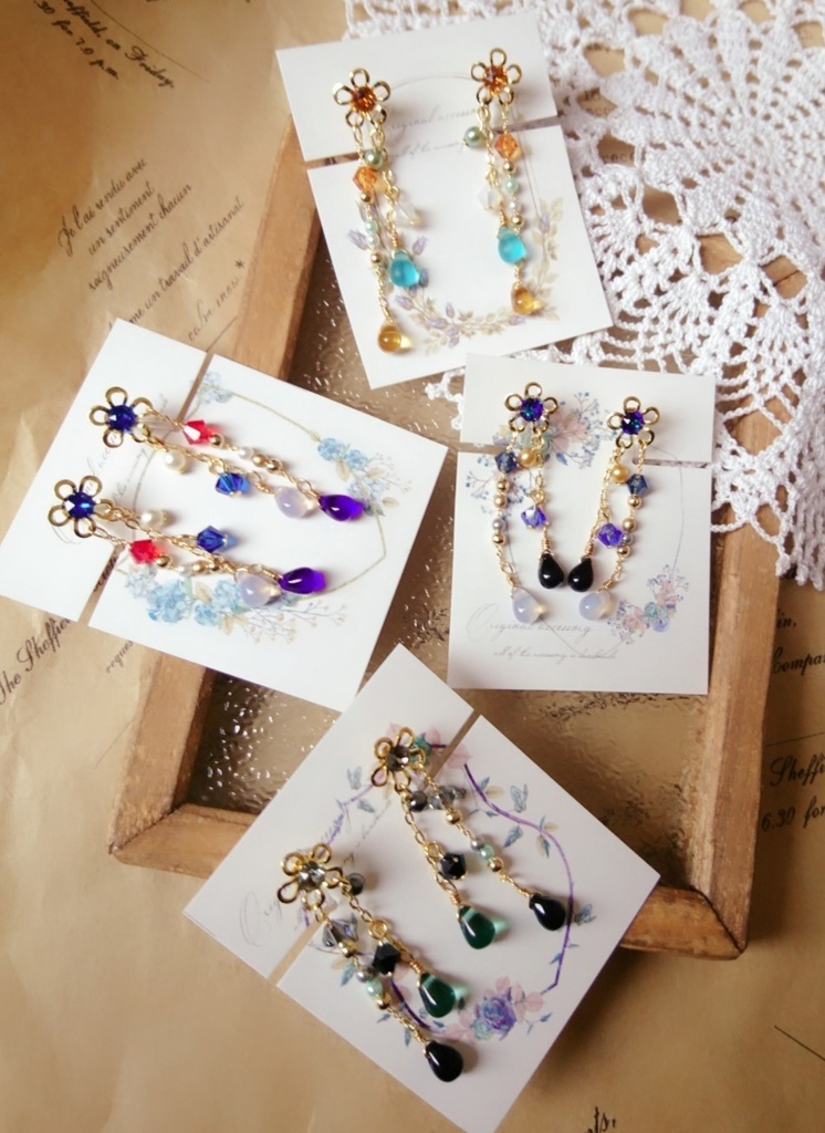 遙か7『真田幸村』*イメージチェーンイヤリング*