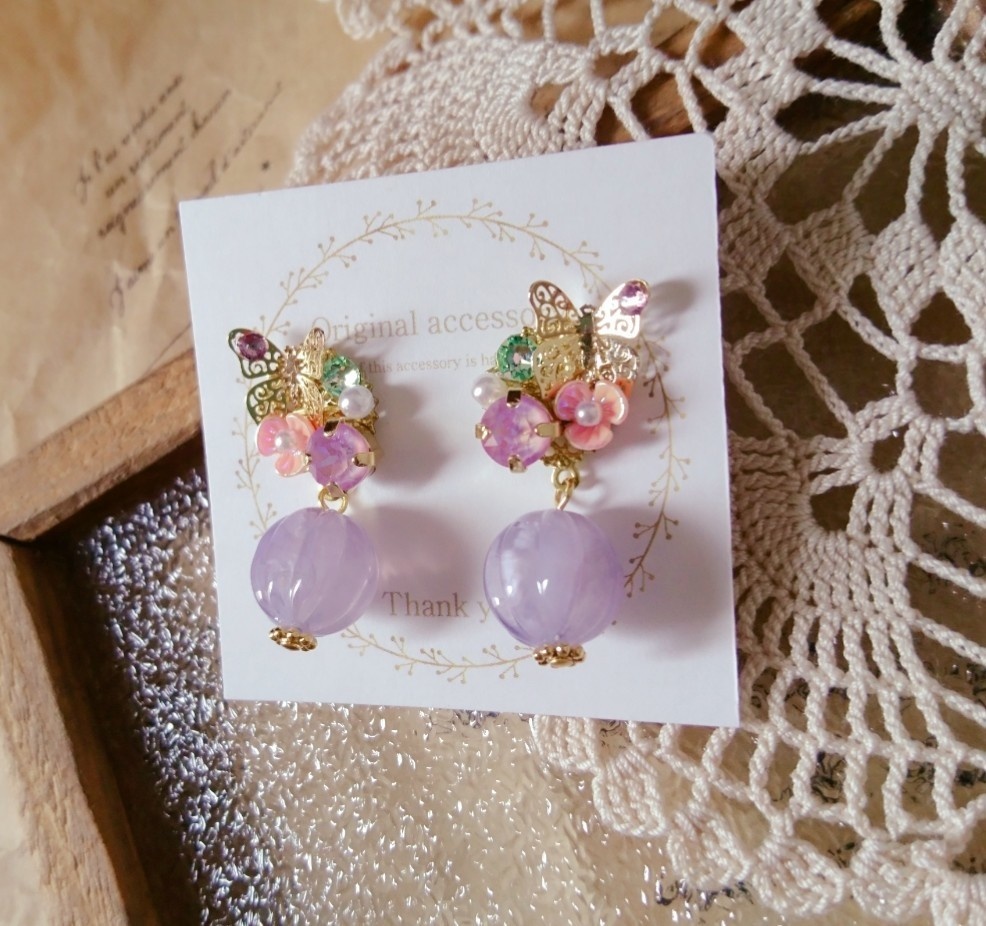 鬼滅の刃『胡蝶しのぶ』＊イメージピアス＊