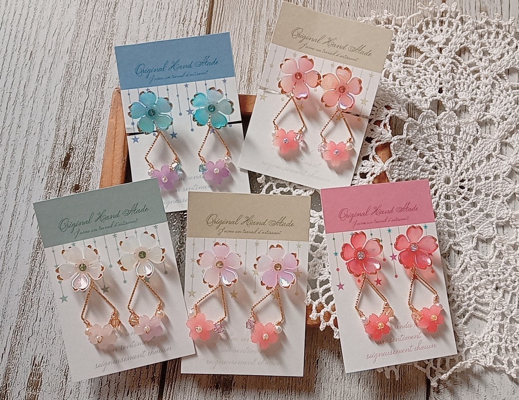 🌸桜🌸ピアス・イヤリング