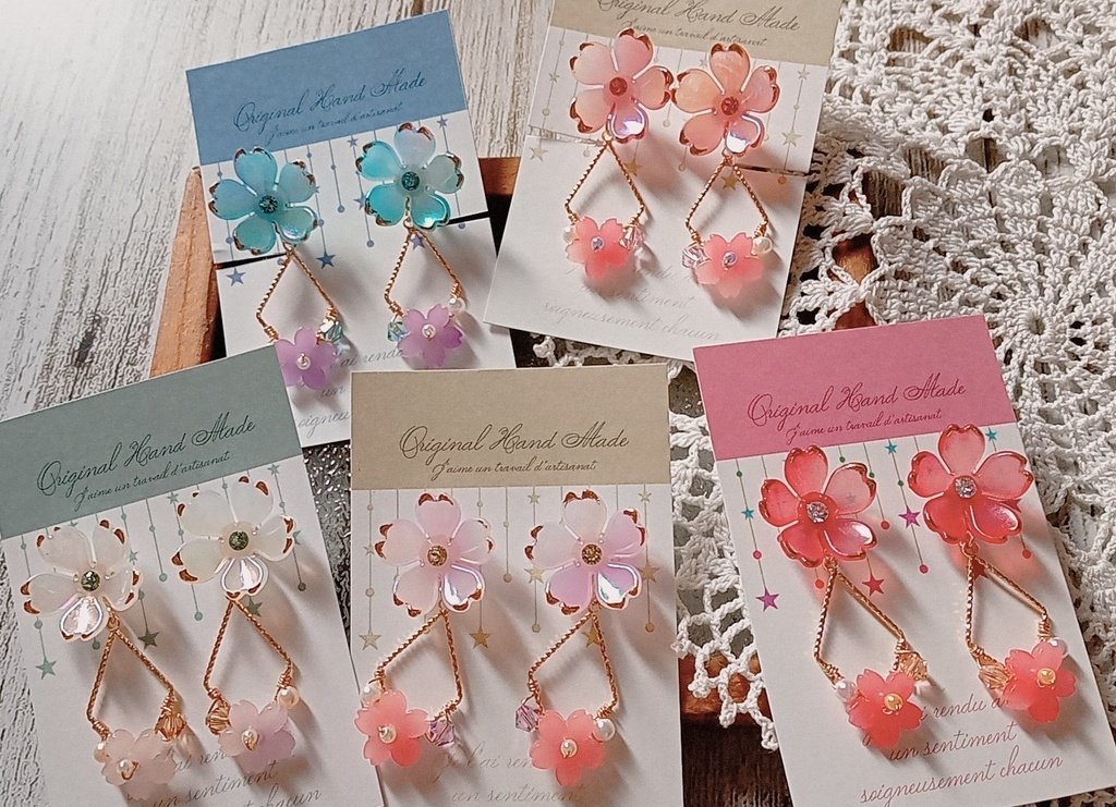 🌸桜🌸ピアス・イヤリング