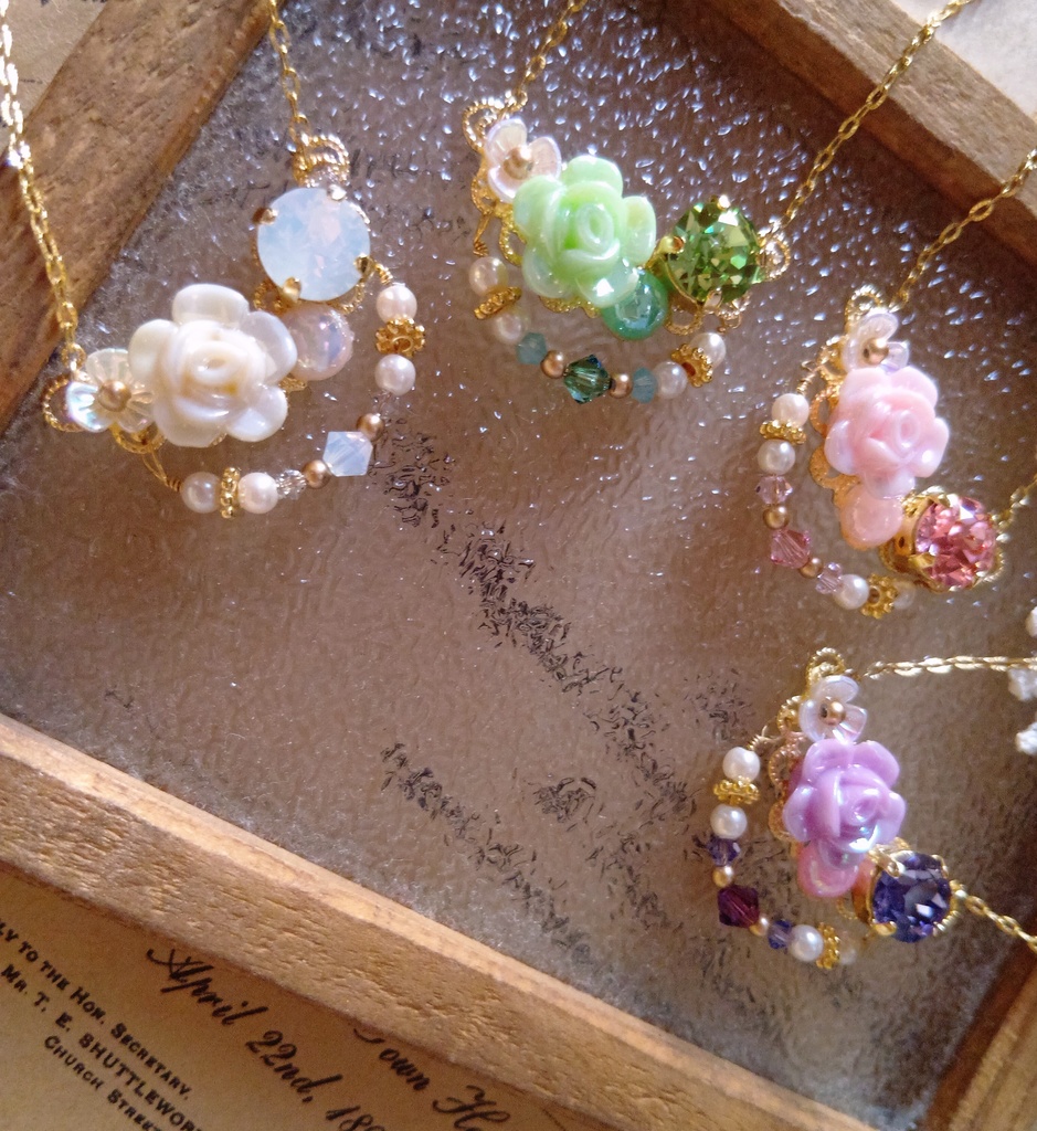 推し色🌹ネックレス