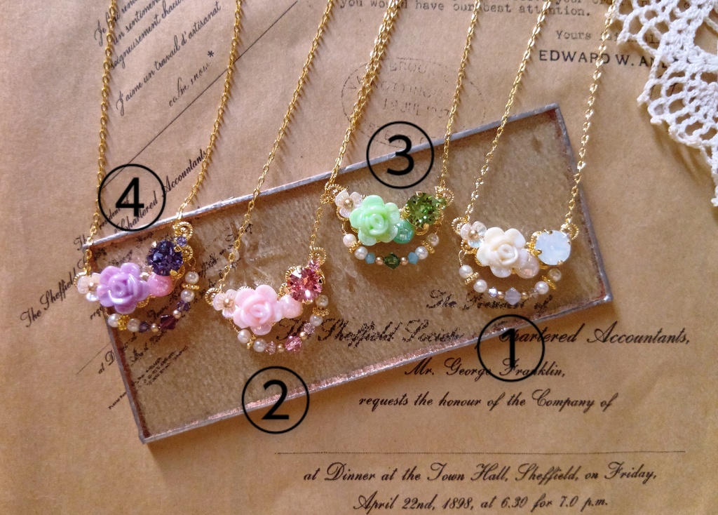 推し色🌹ネックレス