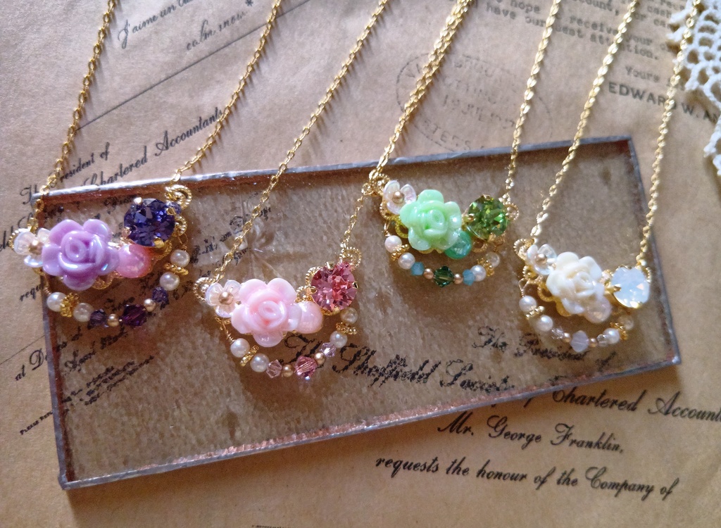 推し色🌹ネックレス