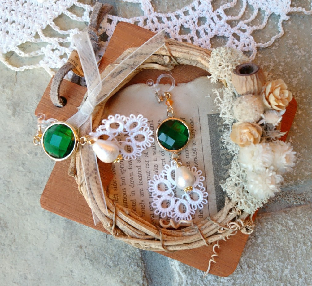 ドラクエ11 『セーニャ』 ＊イメージイヤリング(※ピアス変更可能)＊