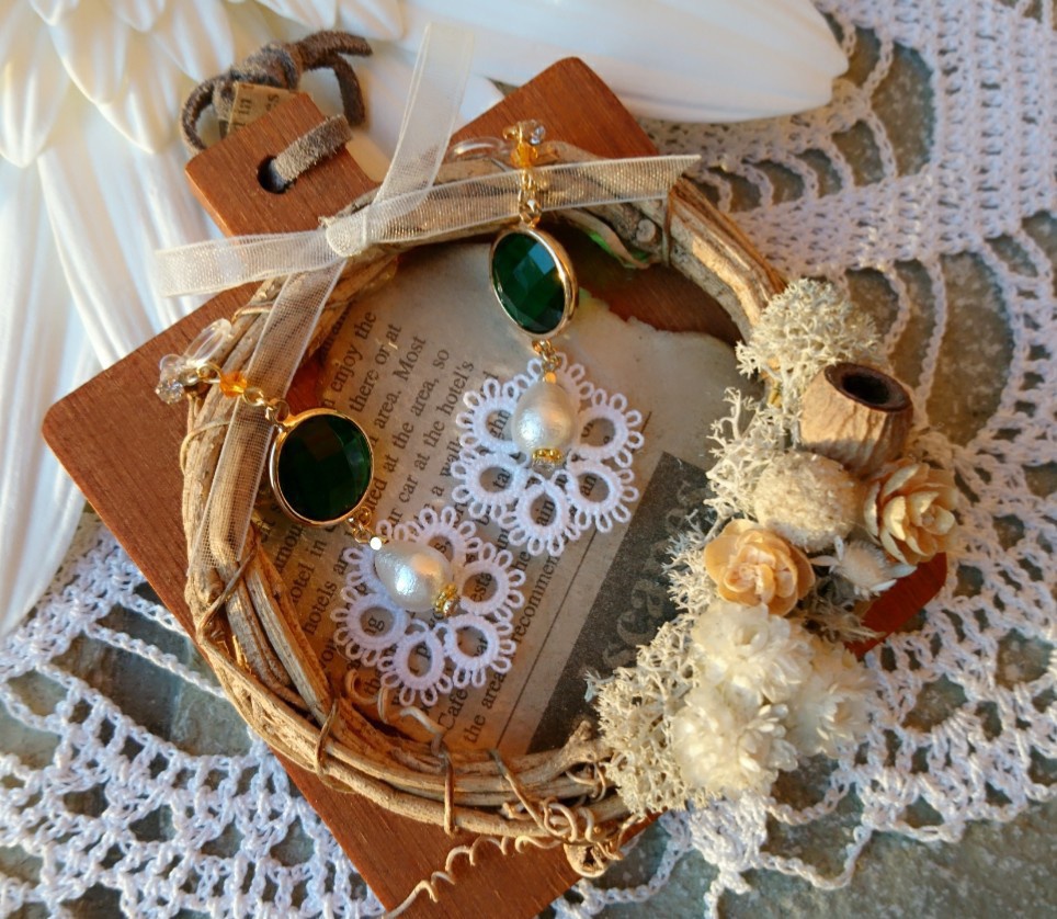 ドラクエ11 『セーニャ』 *イメージイヤリング(※ピアス変更可能)*