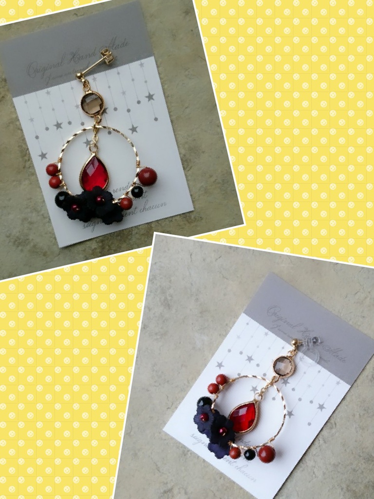 ドラクエ11 『魔軍司令ホメロス』 *イメージピアス(イヤリング) *