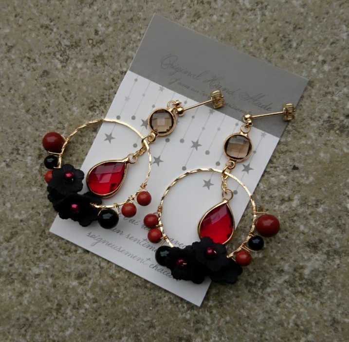 ドラクエ11 『魔軍司令ホメロス』 *イメージピアス(イヤリング) *