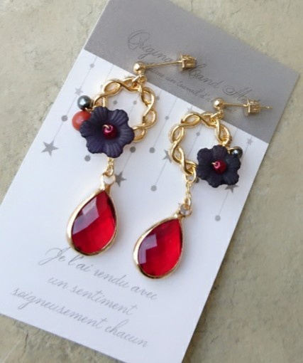 ドラクエ11 『魔軍司令ホメロス』 *イメージピアス(イヤリング) *