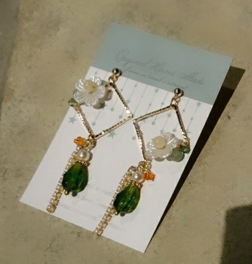 ドラクエ11 『セーニャ』 *イメージピアス(イヤリング) *