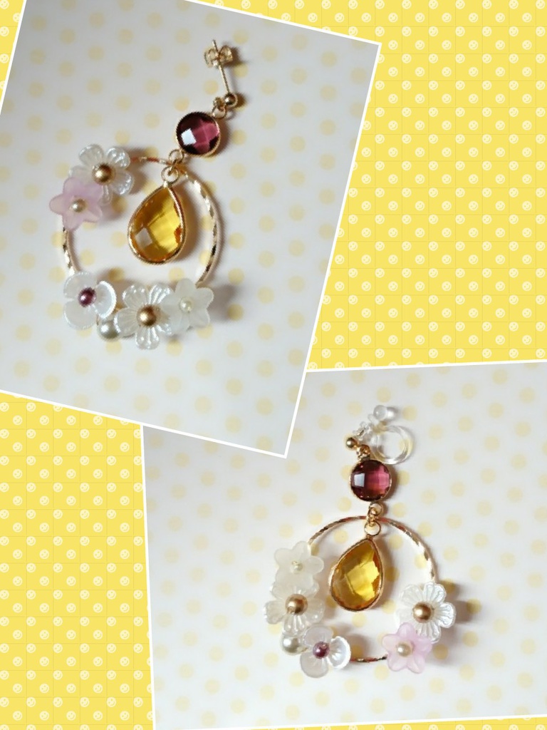 ドラクエ11 『双頭の鷲』 *イメージカラーピアス(イヤリング) *