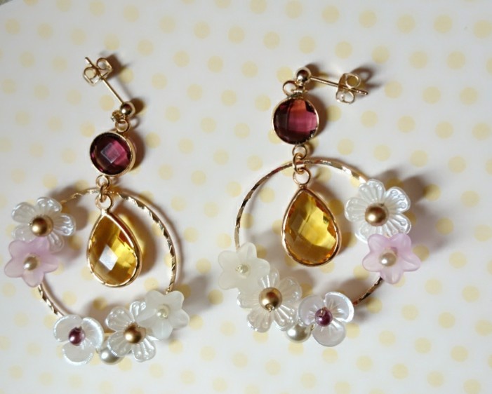 ドラクエ11 『双頭の鷲』 *イメージカラーピアス(イヤリング) *