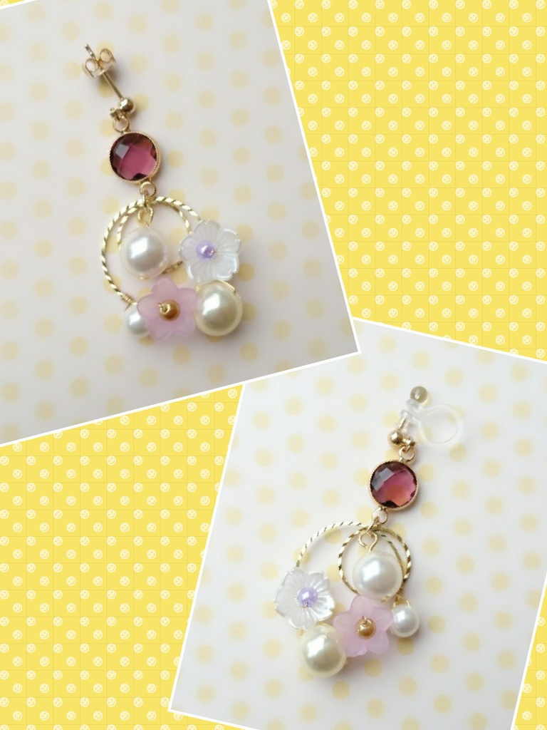 ドラクエ11 『双頭の鷲』 *イメージカラーピアス(イヤリング) *