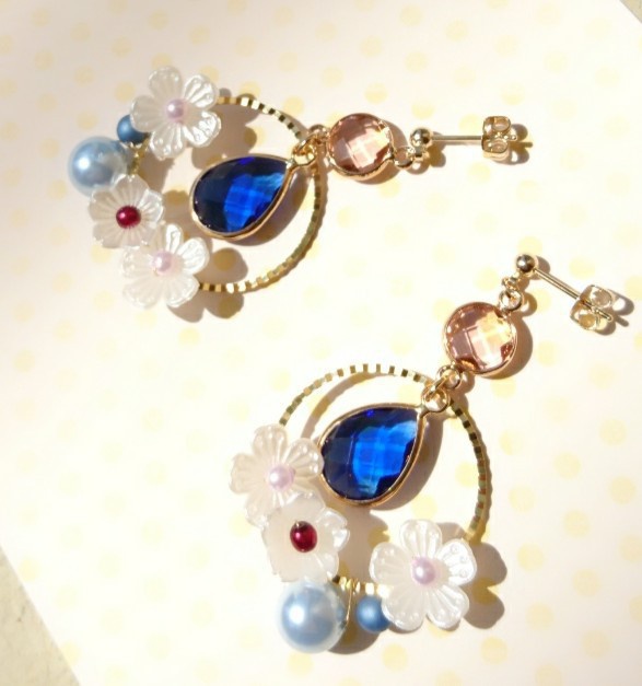 ドラクエ11 『カミュ』 ＊イメージカラーピアス(イヤリング)＊