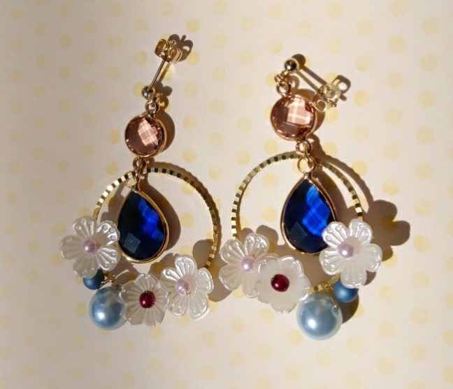 ドラクエ11 『カミュ』 *イメージカラーピアス(イヤリング)*