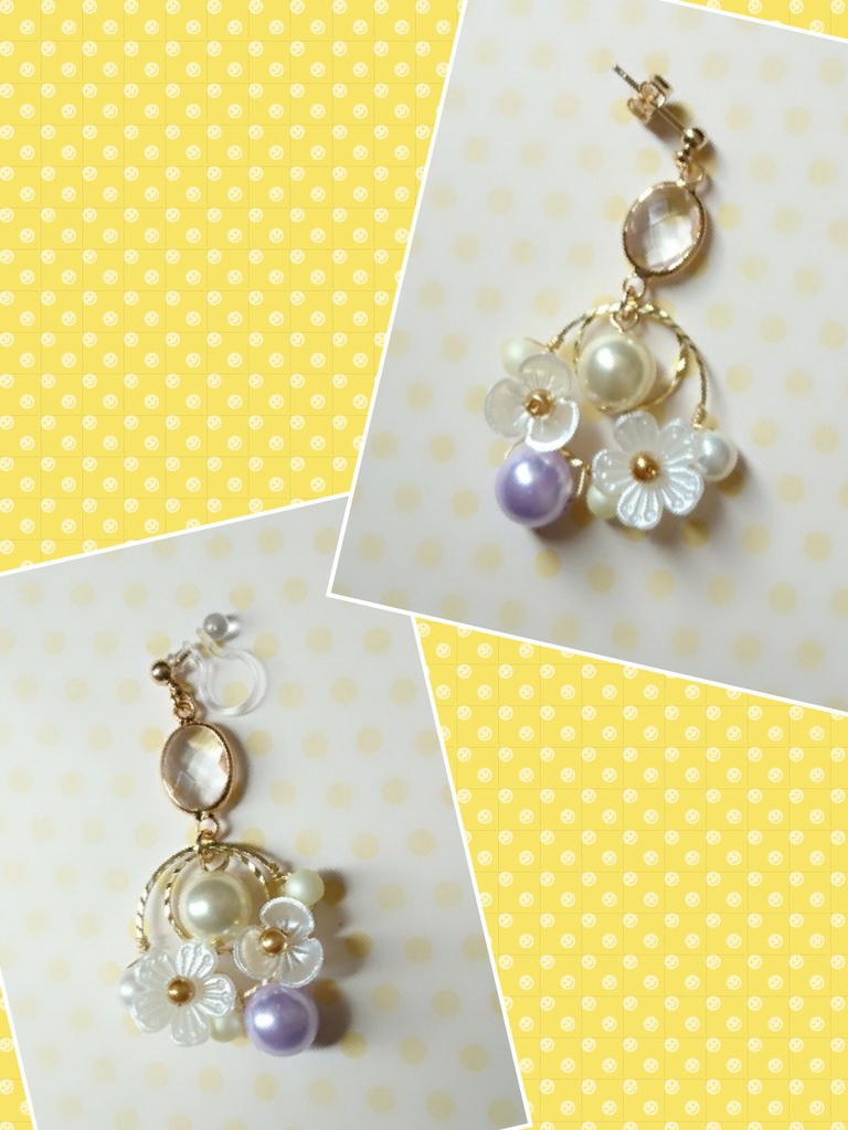 ドラクエ11 『双頭の鷲』 *イメージカラーピアス(イヤリング)*