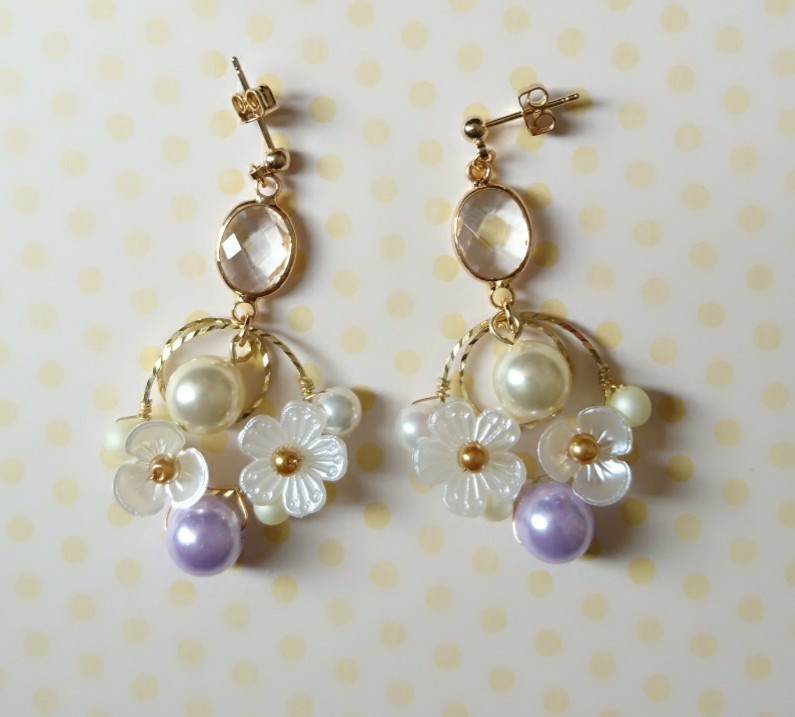 ドラクエ11 『双頭の鷲』 *イメージカラーピアス(イヤリング)*