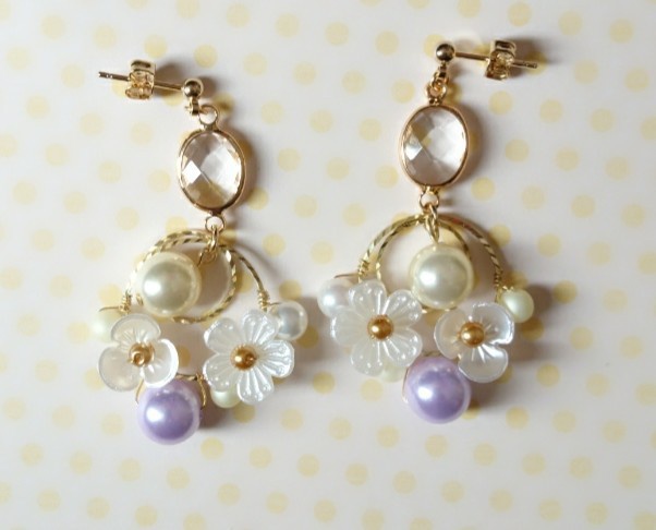 ドラクエ11 『双頭の鷲』 *イメージカラーピアス(イヤリング)*