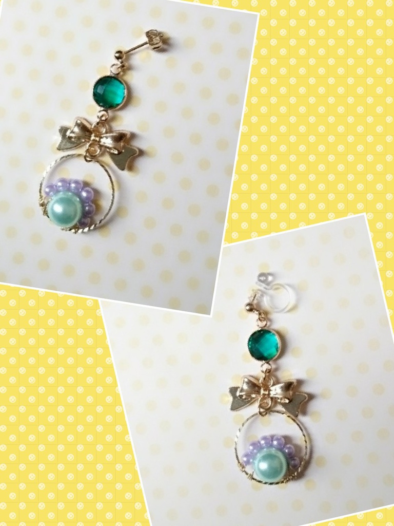 ドラクエ11 『グレマル』 *イメージカラーピアス(イヤリング) *