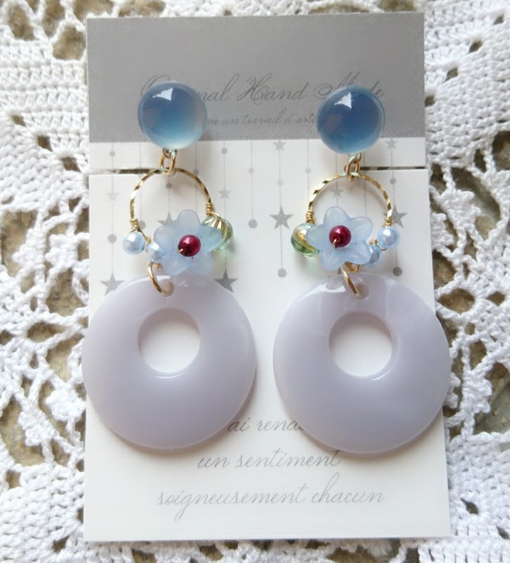 ドラクエ11 『カミュ』 ＊イメージカラーイヤリング＊