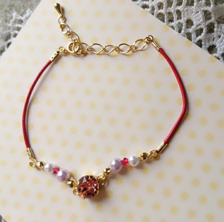 ドラクエ11 イメージカラースワロフスキーブレスレット