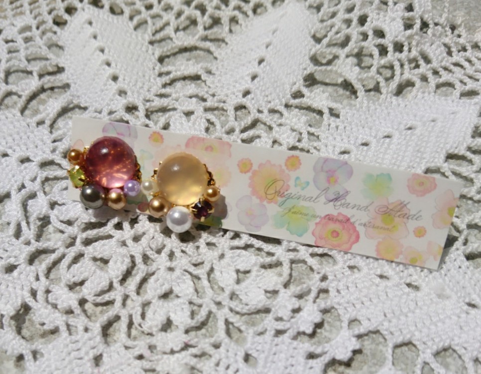 ドラクエ11 イメージカラーアクリルビジューピアス