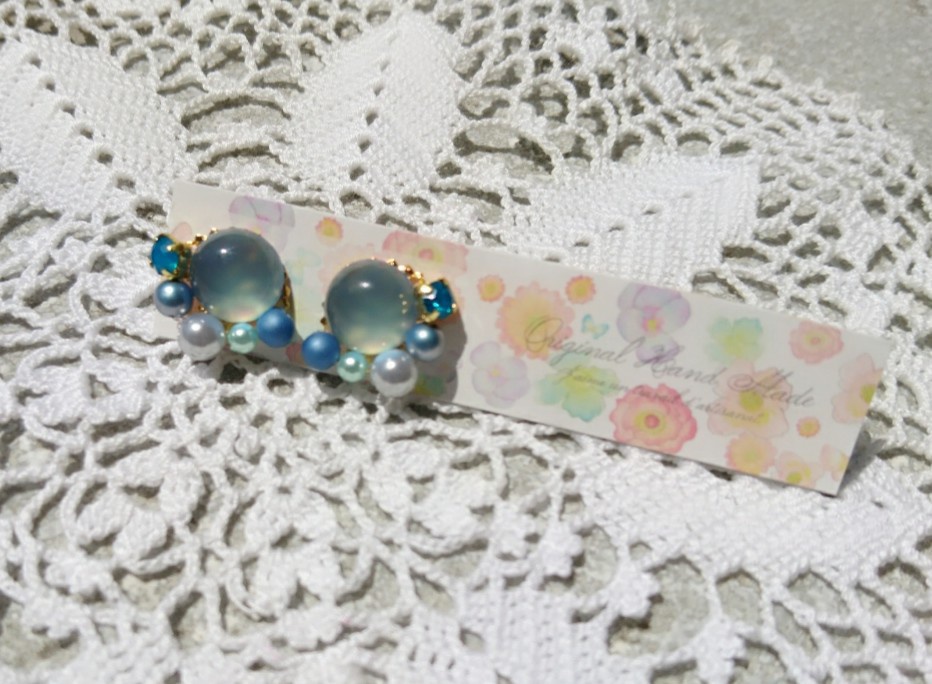 ドラクエ11 イメージカラーアクリルビジューピアス