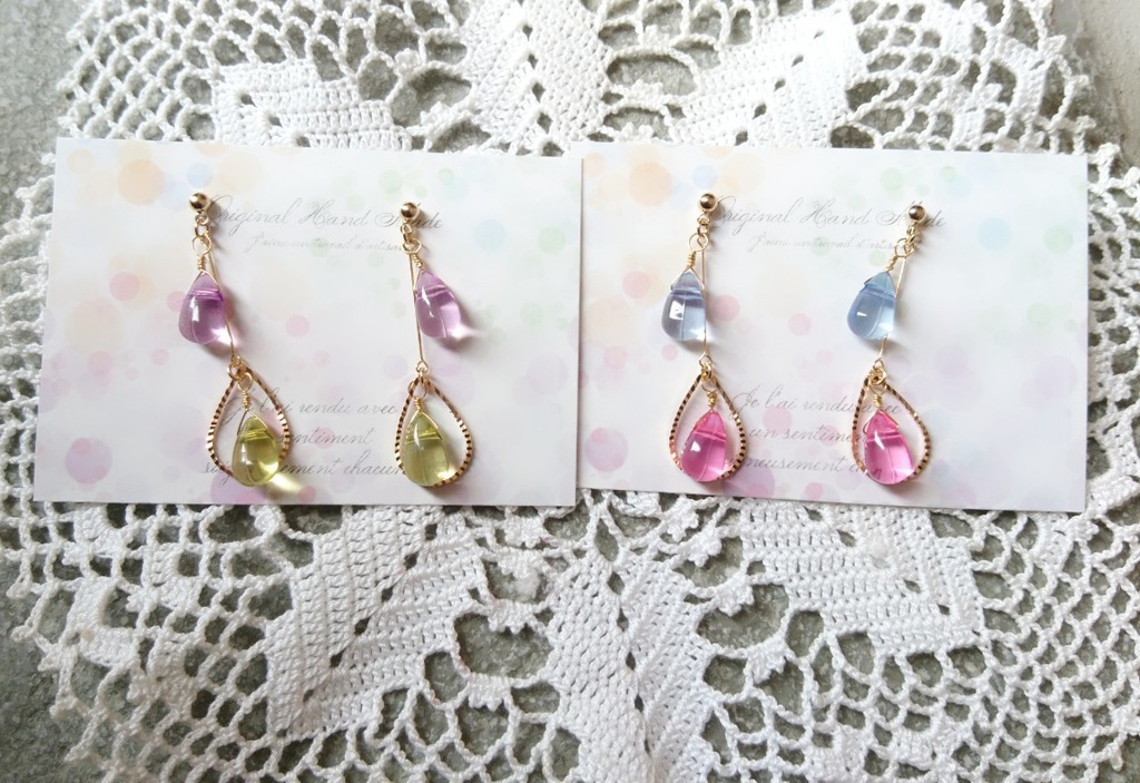 ドラクエ11 *グレマル、カミュベロしずくピアス(イヤリング)*