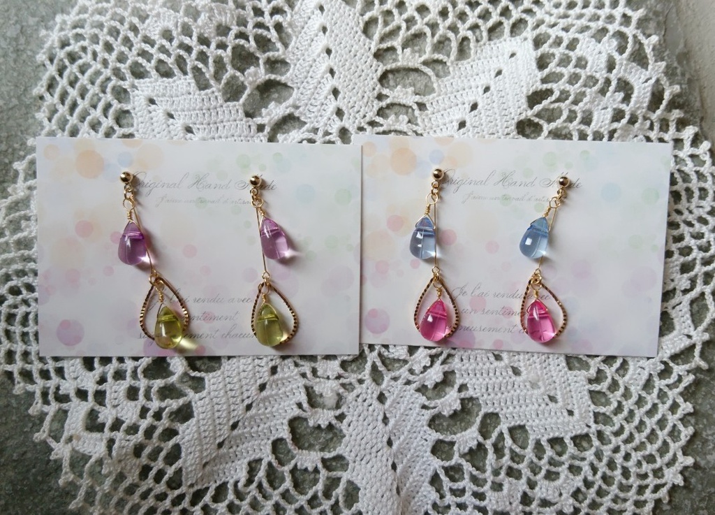 ドラクエ11 *グレマル、カミュベロしずくピアス(イヤリング)*