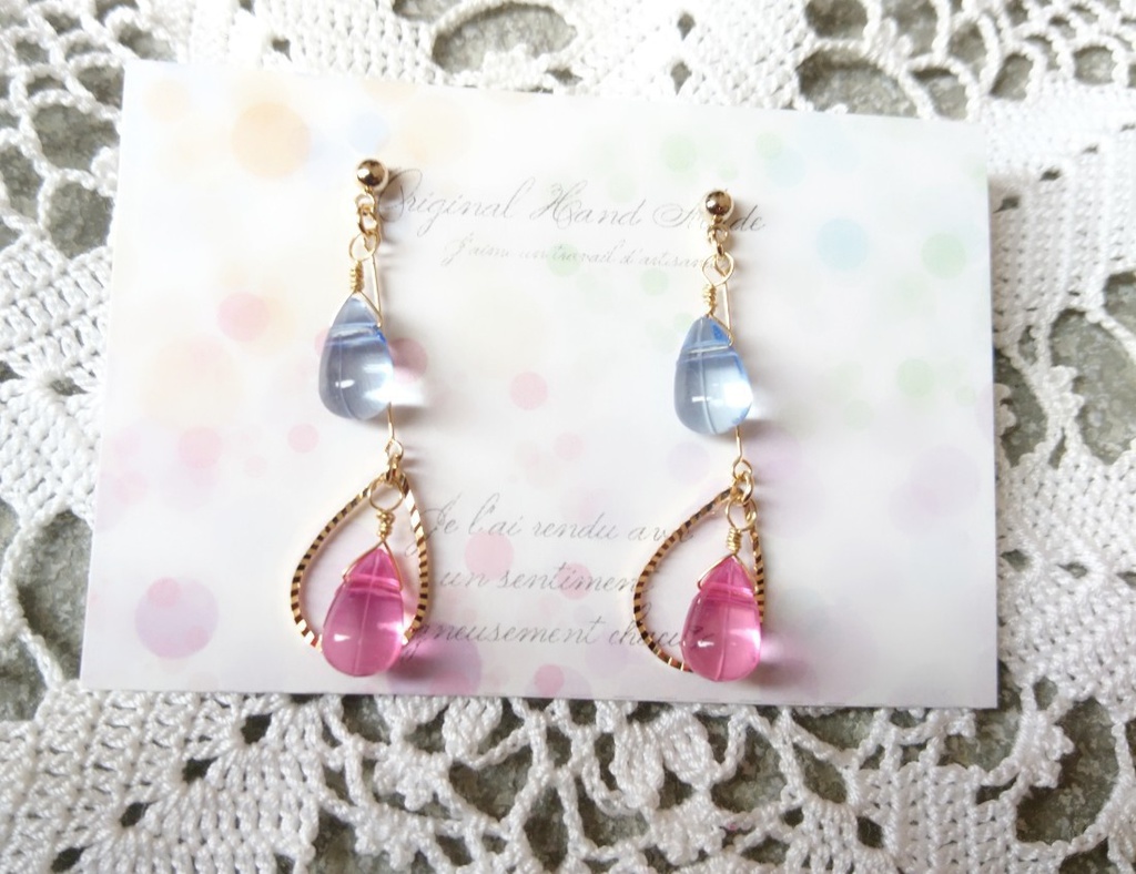 ドラクエ11 *グレマル、カミュベロしずくピアス(イヤリング)*