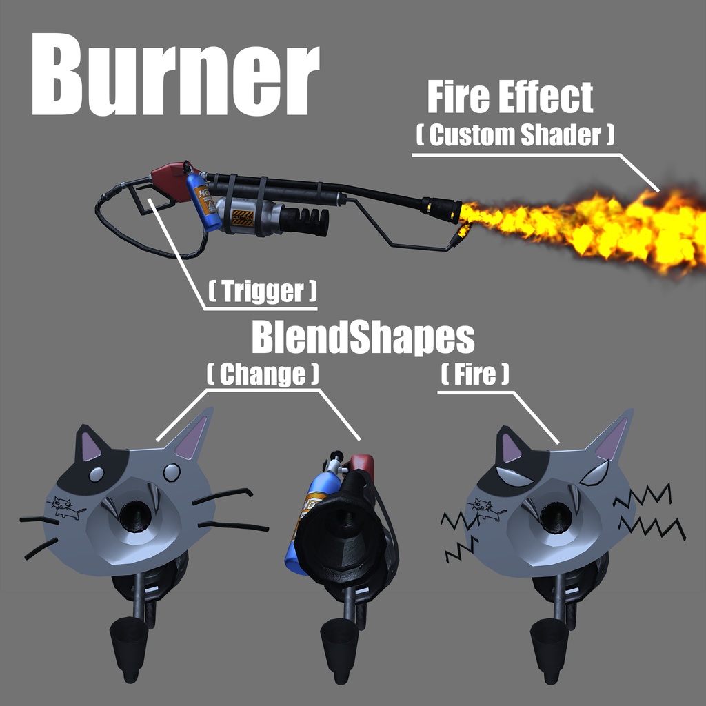 Fire Effect (松明, 火炎放射器)