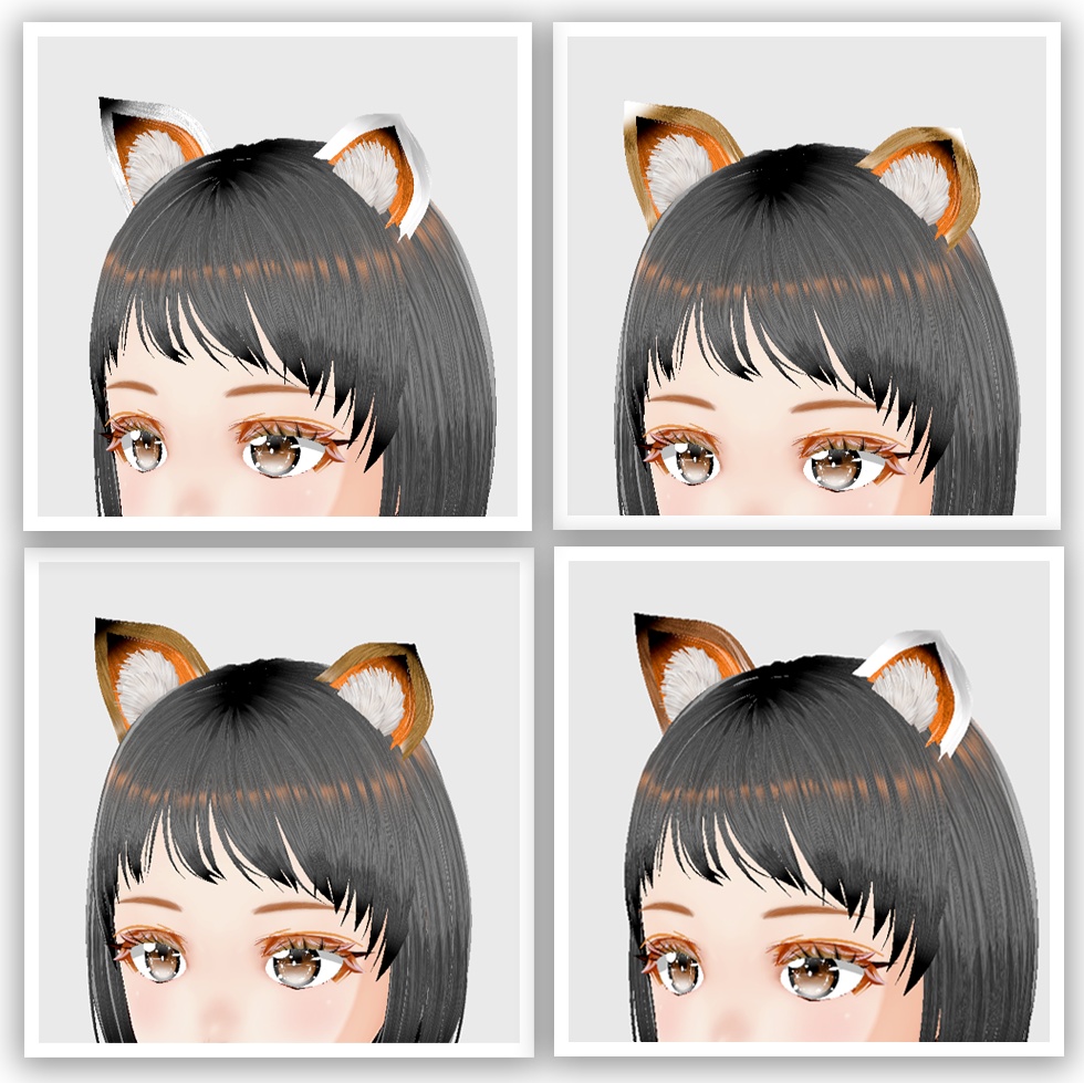 耳毛のかわいいネコミミ