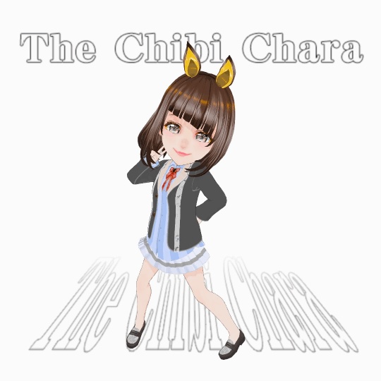 【VRM】馬耳のかわいい ちびキャラ